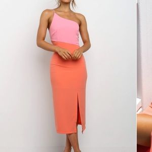 Xiomar Dress - Orange Petal and Pup Size 2